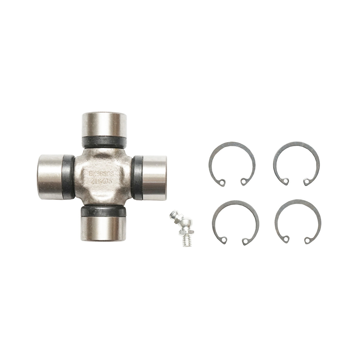 Cardan cross 26x69.8 mm with grease fitting and safety Breckner Germany