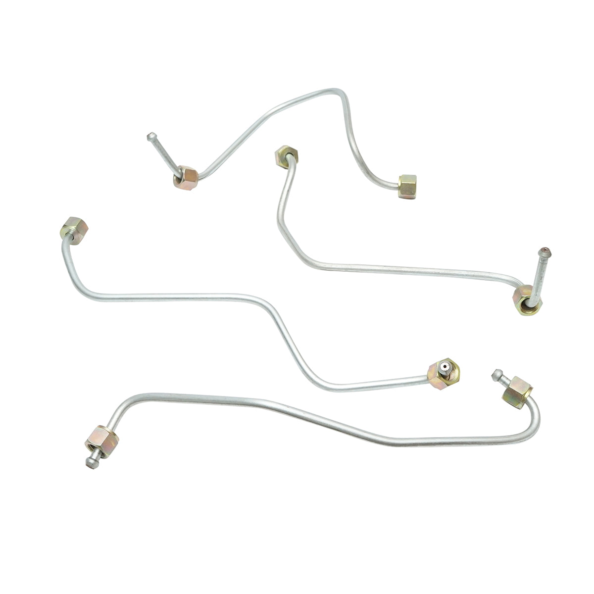 Injector pipe set 4 cylinders Massey Ferguson OEM code 35343026, 35343025, 35343027, 35343028