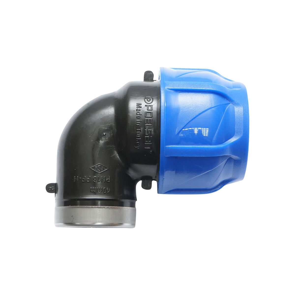 Compression collar mother internal thread D40mmx1 PN 16 bar for PEHD irrigation systems