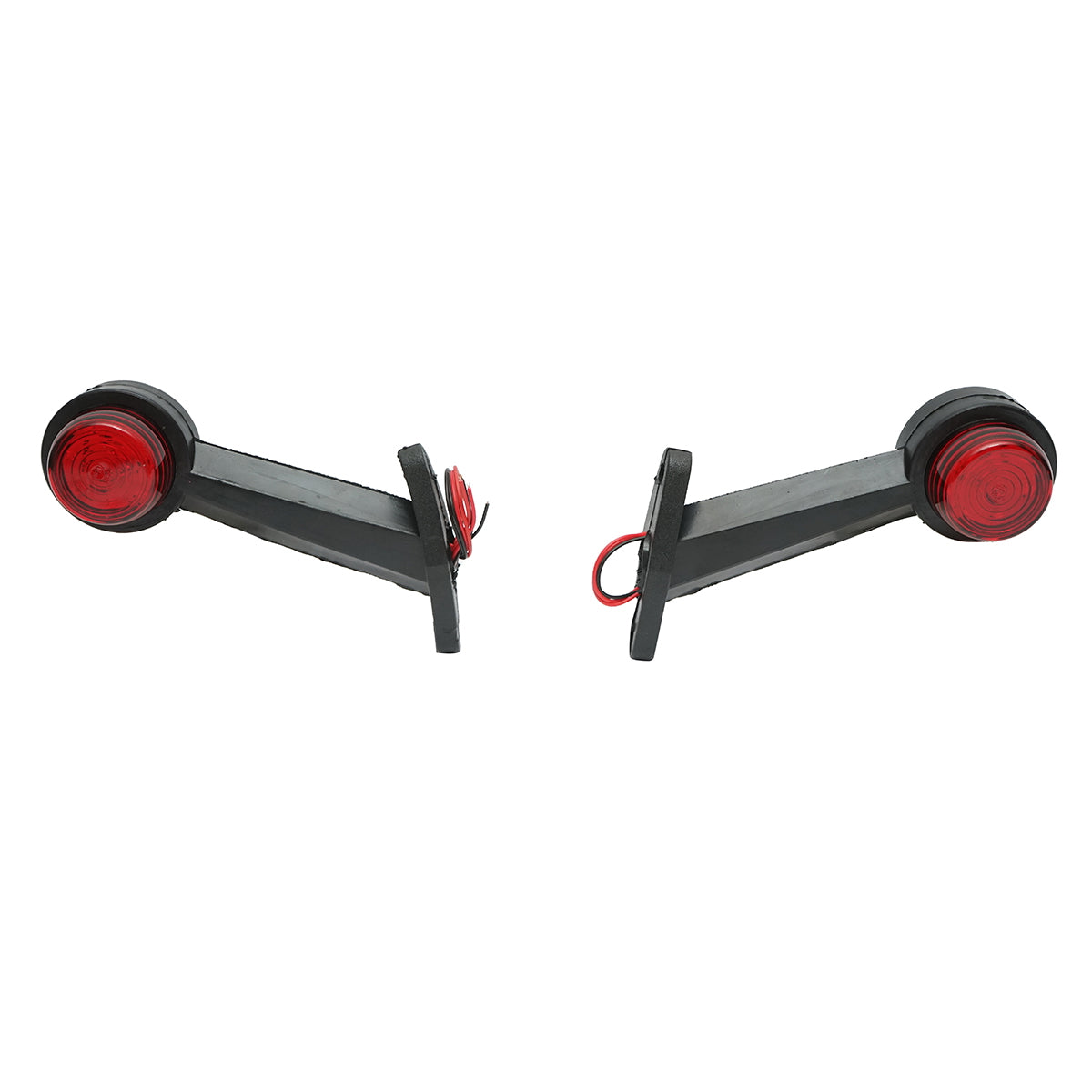 Side marker lamp with LED 12/24V, red-white Breckner Germany