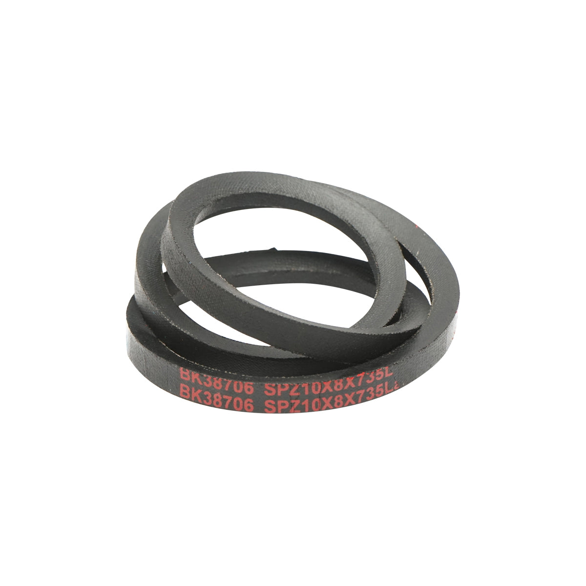 SPZ trapezoidal transmission belt 10x8x735 from Breckner Germany