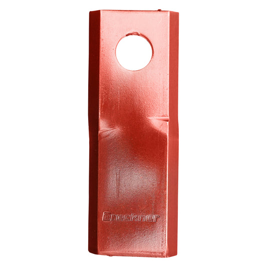 Twisted blade, right rotation for rotary mower 123x45x4mm 18.2mm Breckner Germany