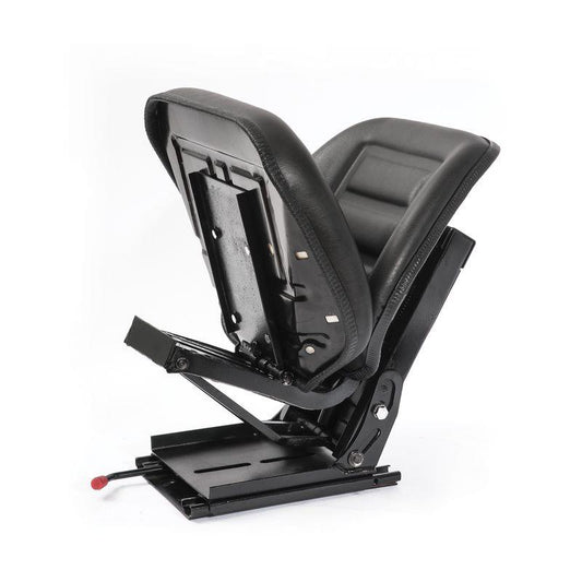 Universal tractor seat with foldable seating