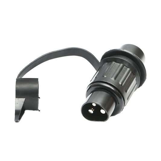 3-pin electric socket for Mc Cormick, New Holland, Claas, Ford, Fendt OEM code 4376944, 82013449, MC1533899C1, 01143530, 03606234, 04376944, AL68707, 1143530, 140171022, 1533899, 1533899C1, 3606234, 3713360M1, 3760032M1