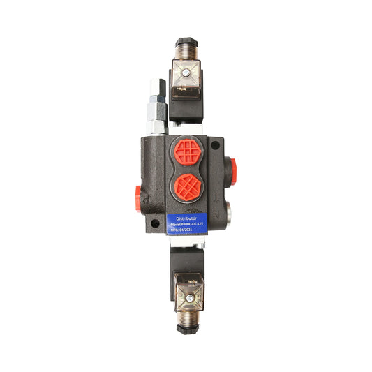 Electromagnetic hydraulic distributor P40 with 1 way, 12V Breckner Germany
