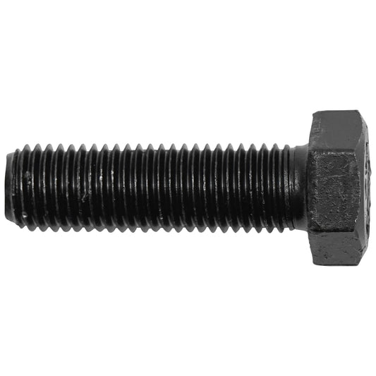 Set of 100 black screws with hexagonal head DIN 961 M12x1.5x40 G10.9