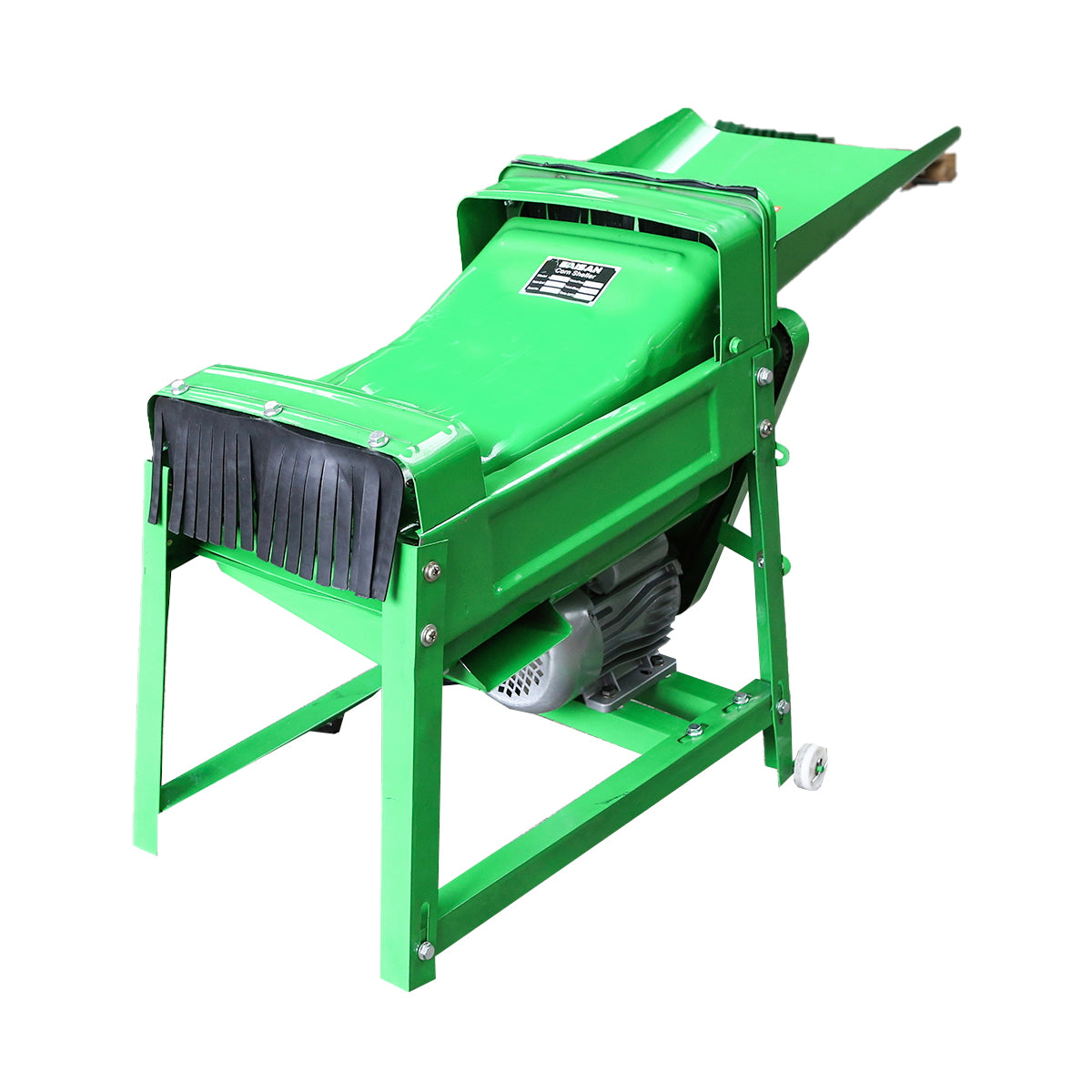 220V/50Hz 950W electric corn cleaning machine, efficiency 1800Kg/h, IP44 protection 910x360x700mm Baisan