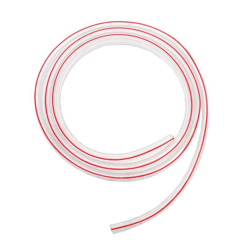 Transparent double vacuum wrapping hose 2.5m for Breckner Germany milking machine