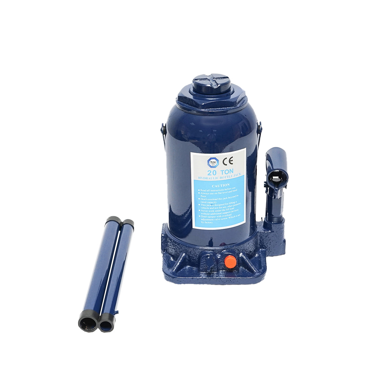 20-ton piston-type hydraulic jack with valve 233mm