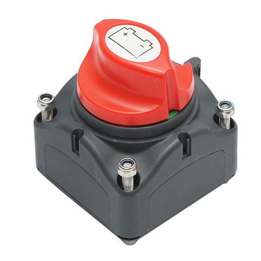 Main switch battery 12-50V, 70x70x75mm