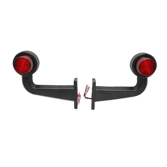 Set of LED side marker lights with arm 12-24V, yellow-red FR0157 Breckner Germany