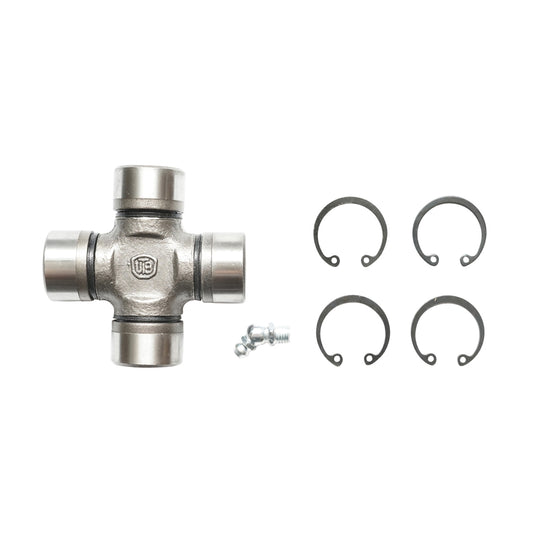 Cardan cross T4 27x73 with grease fitting and safety clips