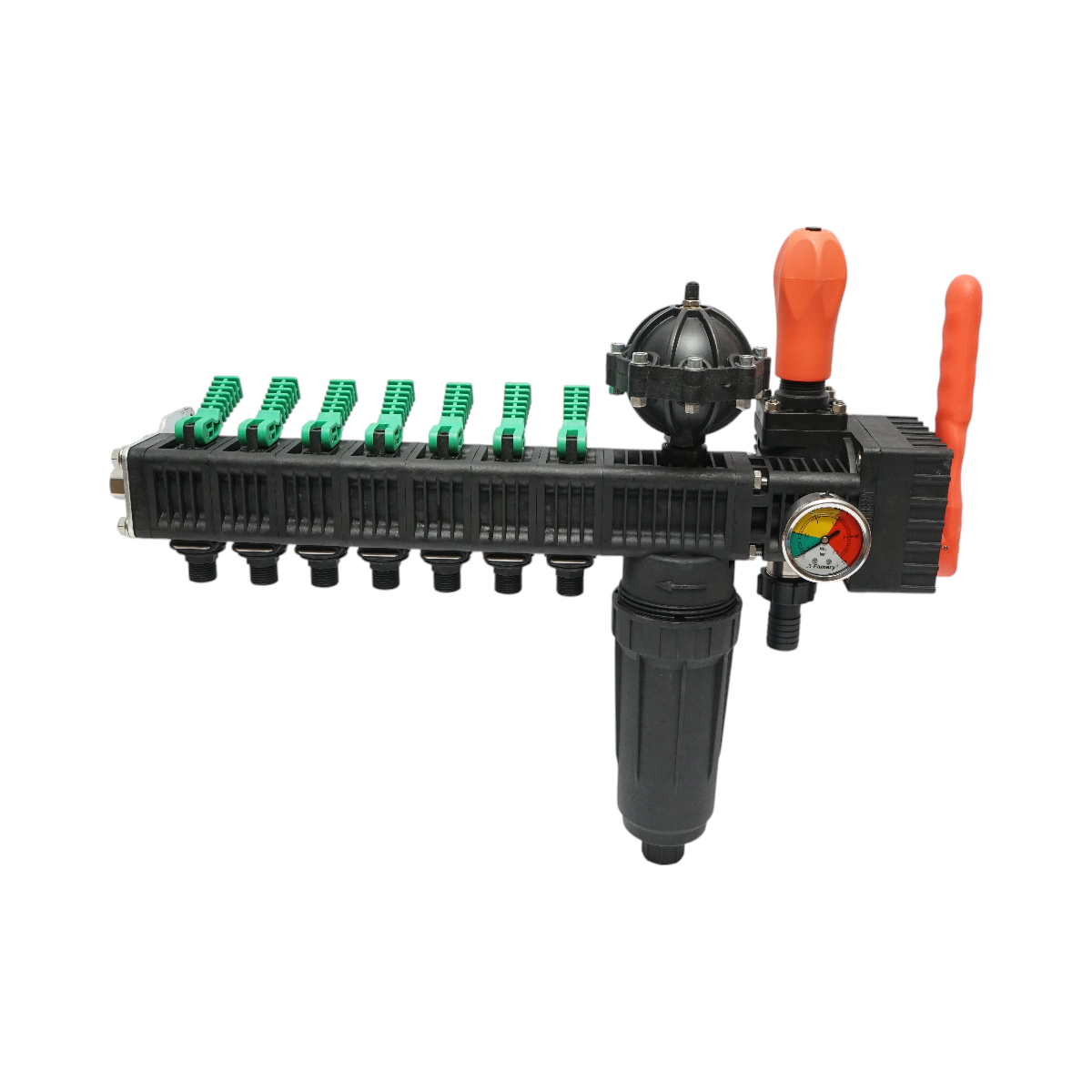 Herbicide distributor with 7 horsepower, filter and glycerin manometer 25 bar