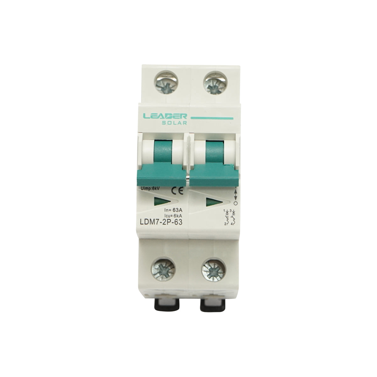 Automatic circuit breaker LDM7-63-2P Leader