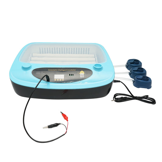 Automatic incubator for 24 eggs 75W, 12V-220V, automatic rotation, temperature control, humidity, electronic display