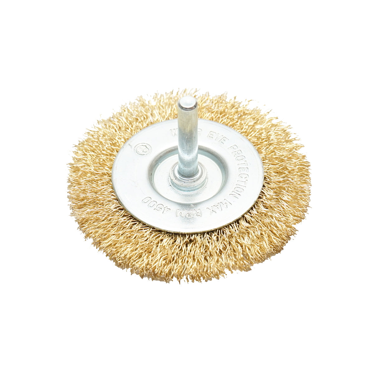 Wire brush with M14 shaft, 75mm, 4500rpm Breckner Germany