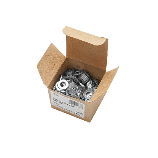 Zinc-coated washers DIN 125A-4.8 M6 200 pcs