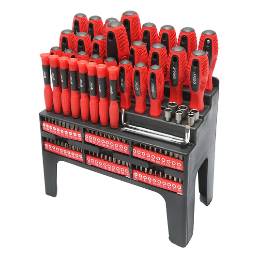 Set of 100 screwdrivers and bits Breckner Germany