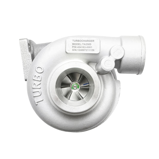 Turbo for Case IH, New Holland OEM code 99449947, 454163-0001, model TA2505, engine Iveco 8035.25.228, 8045.25.287