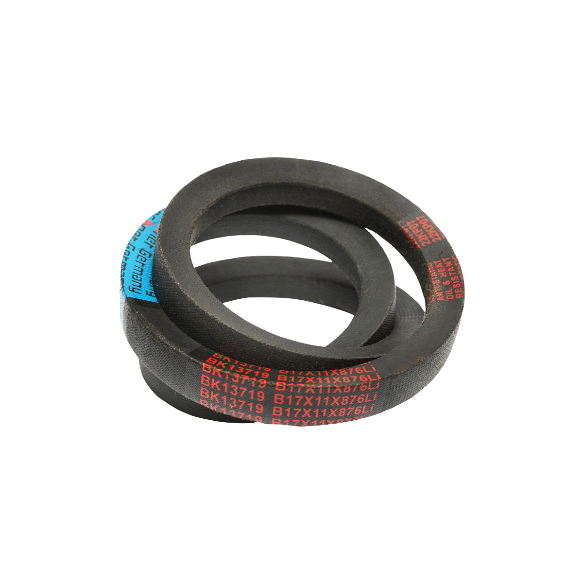 Breckner Germany trapezoidal transmission belt B 17X11X876 LI