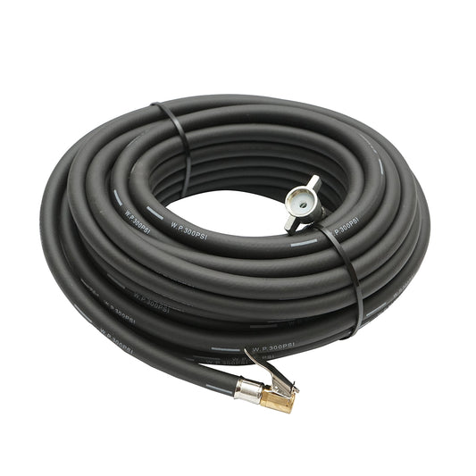 Air compressor hose L=15 m with connection heads for inflating tires