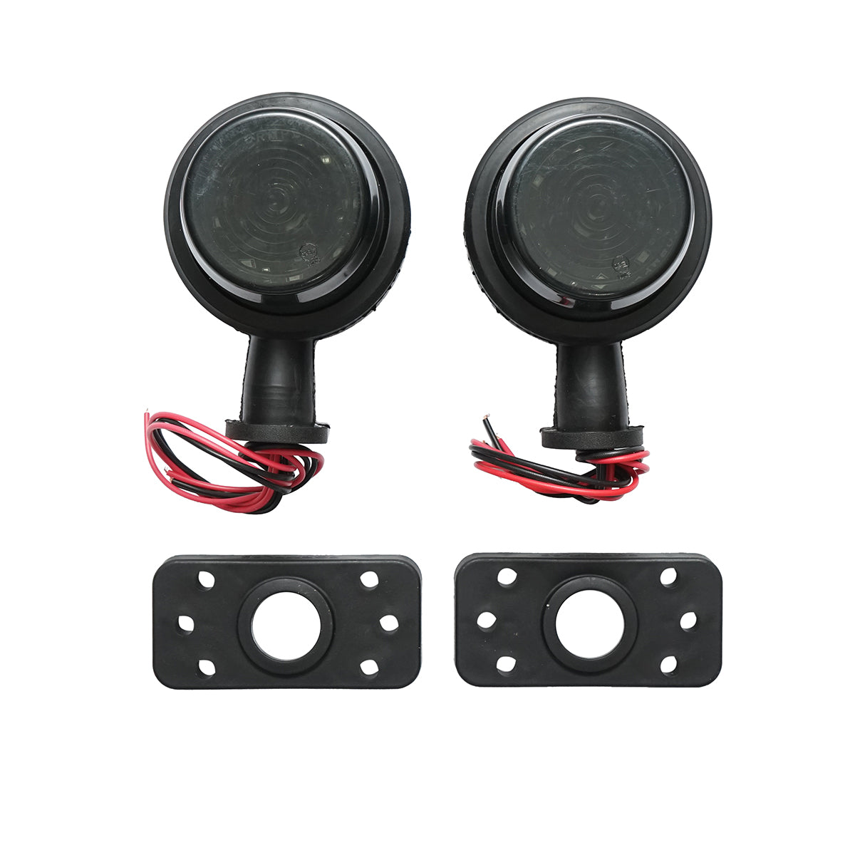 Side lamp rotating LED 12-24V, white-red smoky FR0237 Breckner Germany