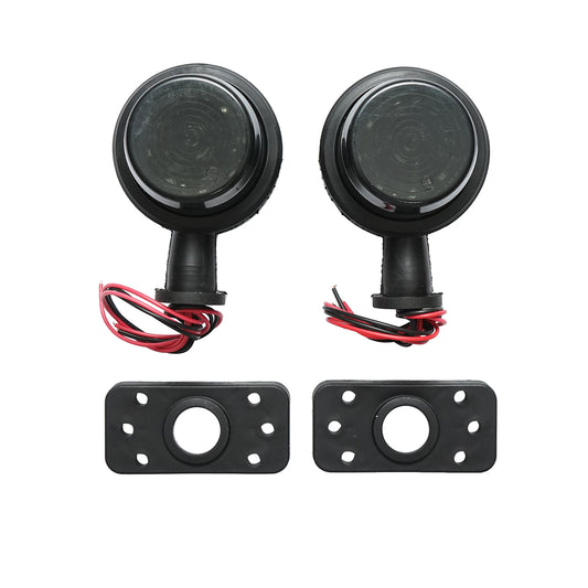 Side lamp rotating LED 12-24V, white-red smoky FR0237 Breckner Germany