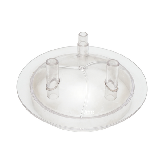 Flat cap for 30L tank with 3 outlets for cow milking machine Breckner Germany