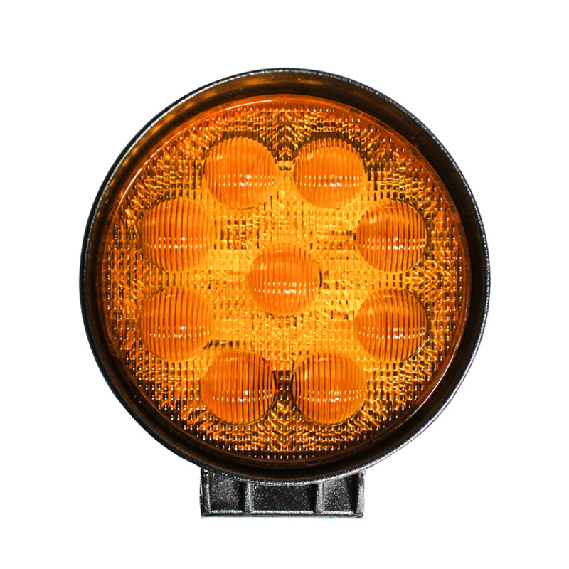 Fog light with 9 LEDs 10-30V 27W - beam angle 60 degrees flood type