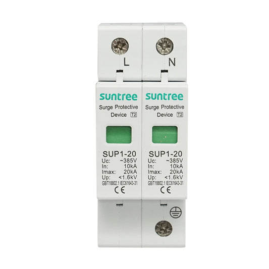 Surge arrester with signaling for photovoltaic systems, 2P, SUP1-20, 275V Suntree