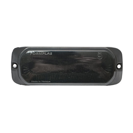 Side marker LED lamp 12-24V, smoke yellow 132x46mm Breckner Germany