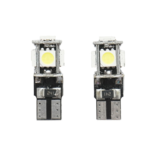 Set of 2 LED SMD bulbs 12V T10 0.16A cold light Breckner Germany