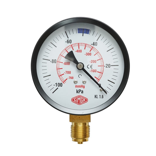 Vacuum gauge fi 100mm for cow milking machine Breckner Germany