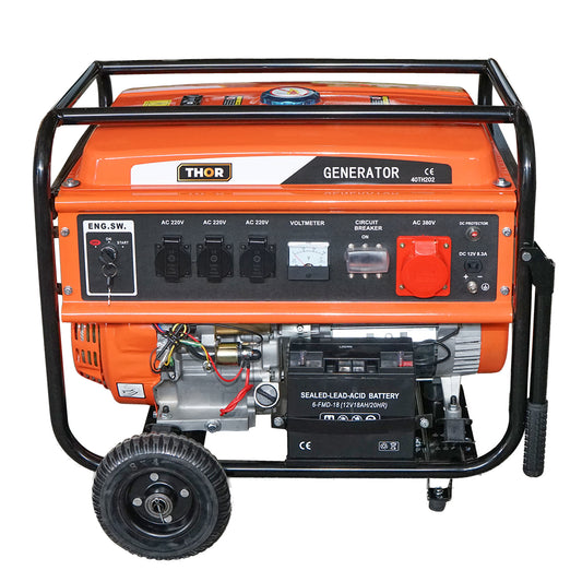 Gasoline electric generator 220-380V 7.2KW 50Hz THOR