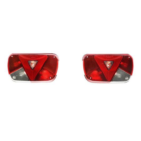 Set of rear lights for truck left/right with 12V bulb Breckner Germany