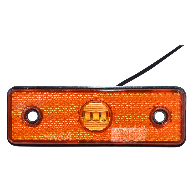 Orange side lamp 24V with LED