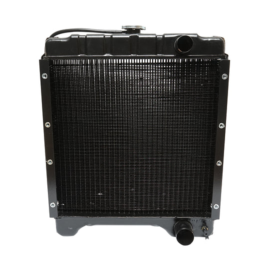 Water cooling radiator with 4 rows of cells for Case IH Maxxum series 104753A2, A104753A1, 104753A1, 87579817, 52771, 150-56 Breckner Germany
