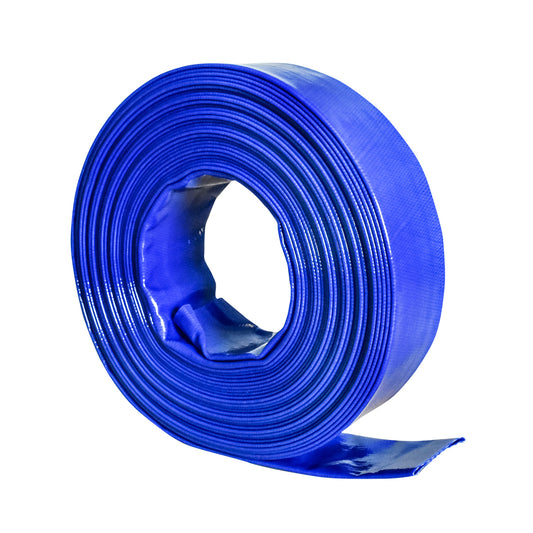 Flat, silicon-coated PVC irrigation hose 2 inches, length 20m, Breckner Germany