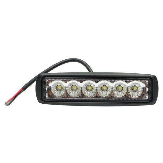 Lamp with 6 LEDs and a magnifying glass 10-60V 18W radiation angle 60 degrees