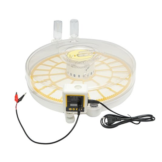 Automatic incubator 35 eggs 70W, 12V-220V, automatic rotation, temperature control, humidity, electronic display