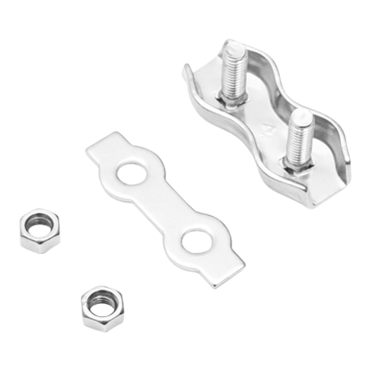 Galvanized electric wire connector with screws for electric fence