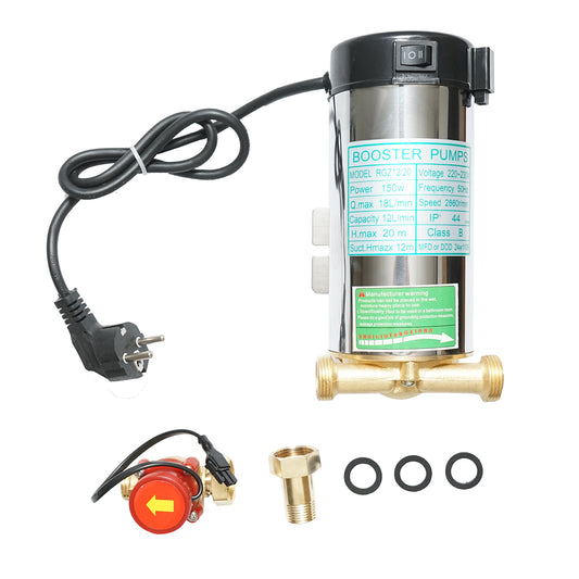 Water pressure lift pump hot/cold 220V, 150W, compatible with solar panel, 3 bar, X-150