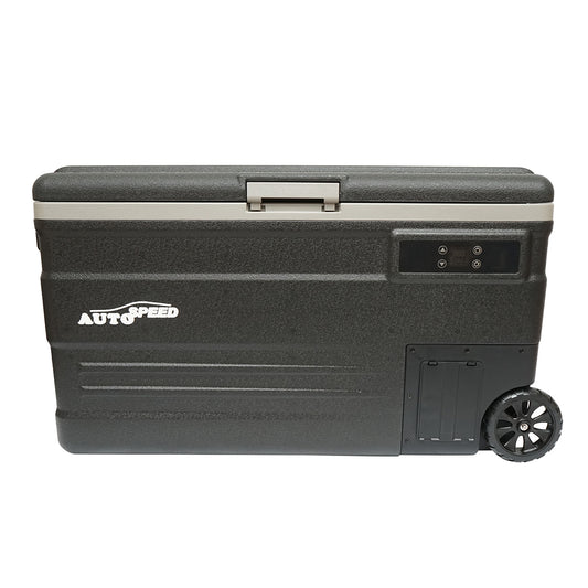 Car refrigerator with compressor 80W, capacity 74L, power supply voltage 12-24-220V, LCD screen, 831x465x458mm U75E AUTOSPEED