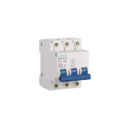Automatic circuit breaker 3P, 32A 750V, EBS1Z-63, Ebasee