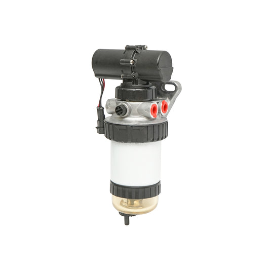 Electric fuel pump with filter for Case IH, New Holland, Ford OEM code 84271407, 87801794, 87802202, 84288071, 87802331