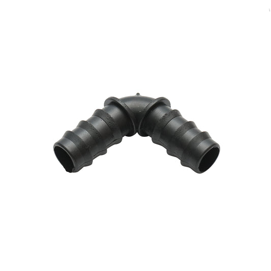 Coupling joint, irrigation hose D16x16mm at 90 degrees