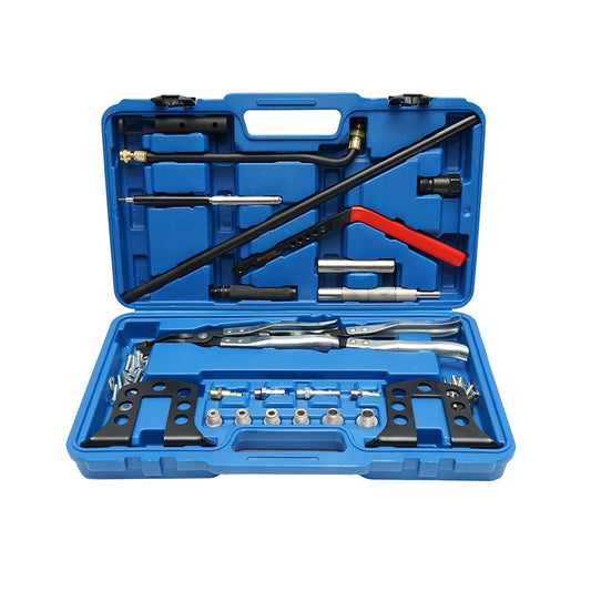 Tool kit for installing and removing valve oil seals Breckner Germany