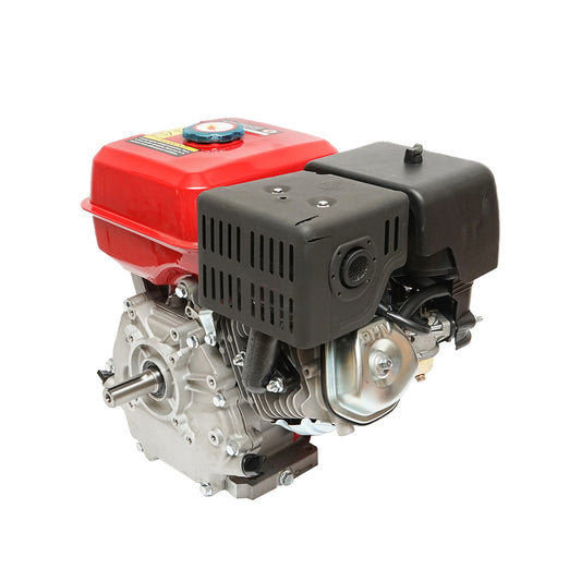 Gasoline engine 9HP, 4 strokes, 25mm shaft with pin, pull start, Breckner Germany