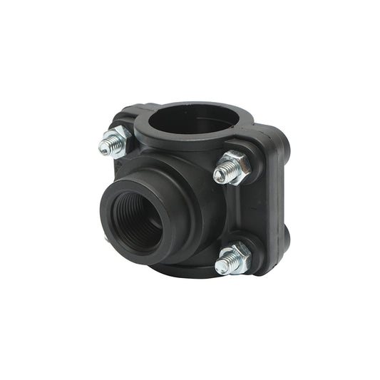 D40 mm compression connection clamp x 3/4 inch. PN10 for irrigation systems