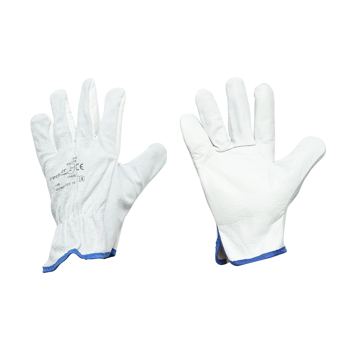 Size 10 leather work gloves Breckner Germany